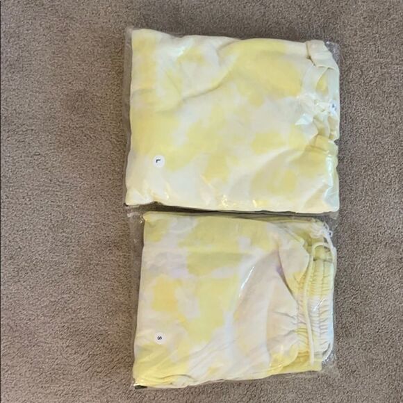 Yellow Tie Dye Set BRAND NEW “Lemon Butter Set” - Picture 1 of 1